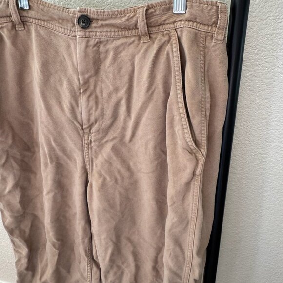 Everlane Khaki Barrel Pants Size 8 - Picture 5 of 10